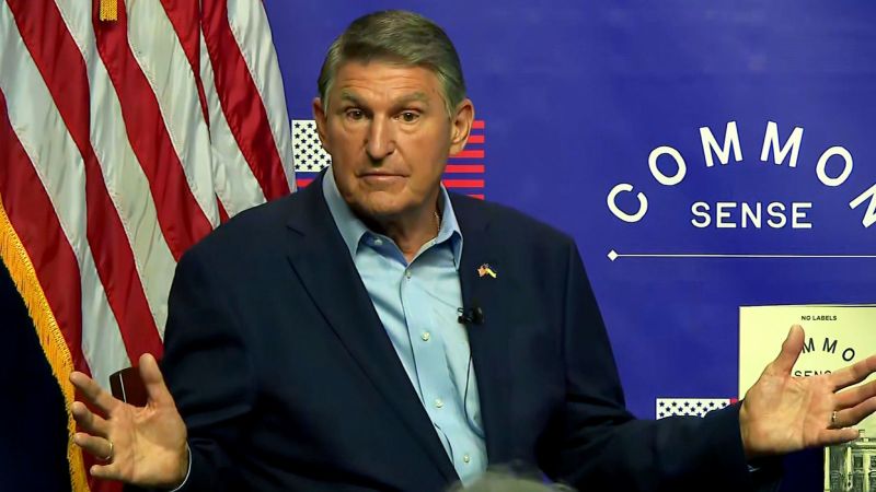 Manchin refuses to rule out third party presidential campaign, says 'if I get in a race, I'm going to win'