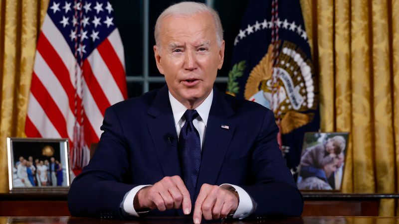 Analysis: The takeaway from Joe Biden's Oval Office address
