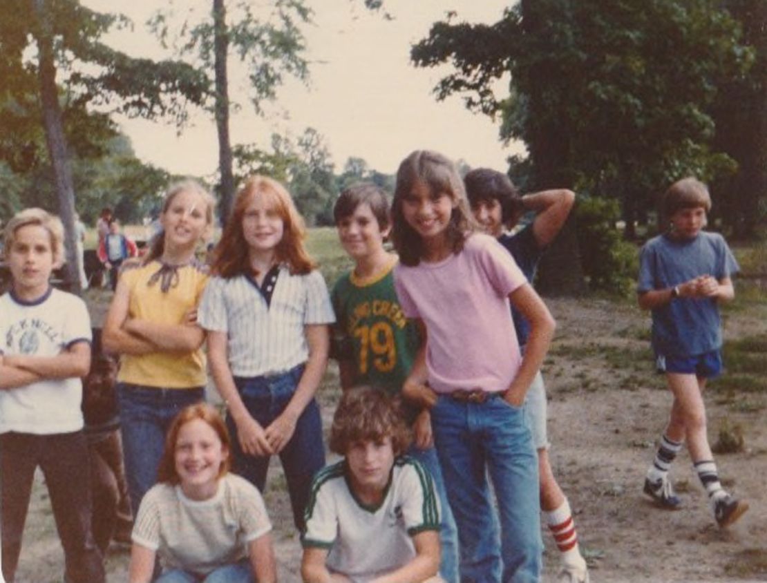 Louisa Terrell (bottom left) and Beau Biden (top left) in Wilmington, Delaware in the 1980s.