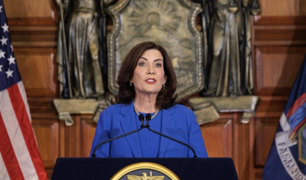 Gov. Kathy Hochul at the State Capitol in Albany on Tuesday, Jan. 16, 2024. (Mike Groll/Office of Governor Kathy Hochul)