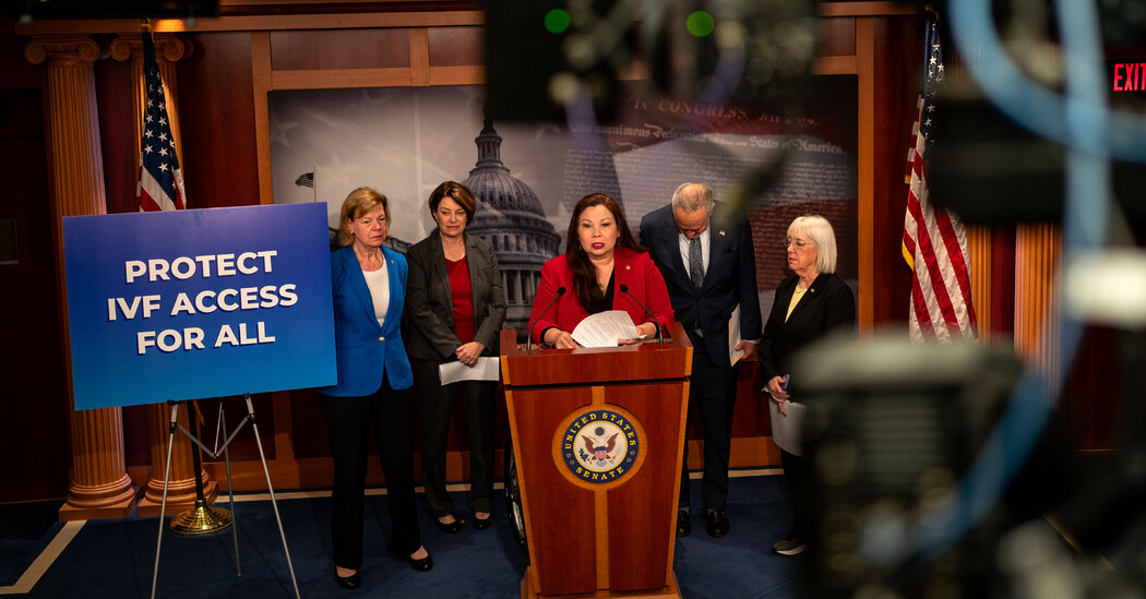 Senate Republican Blocks Bill to Protect I.V.F. Treatment