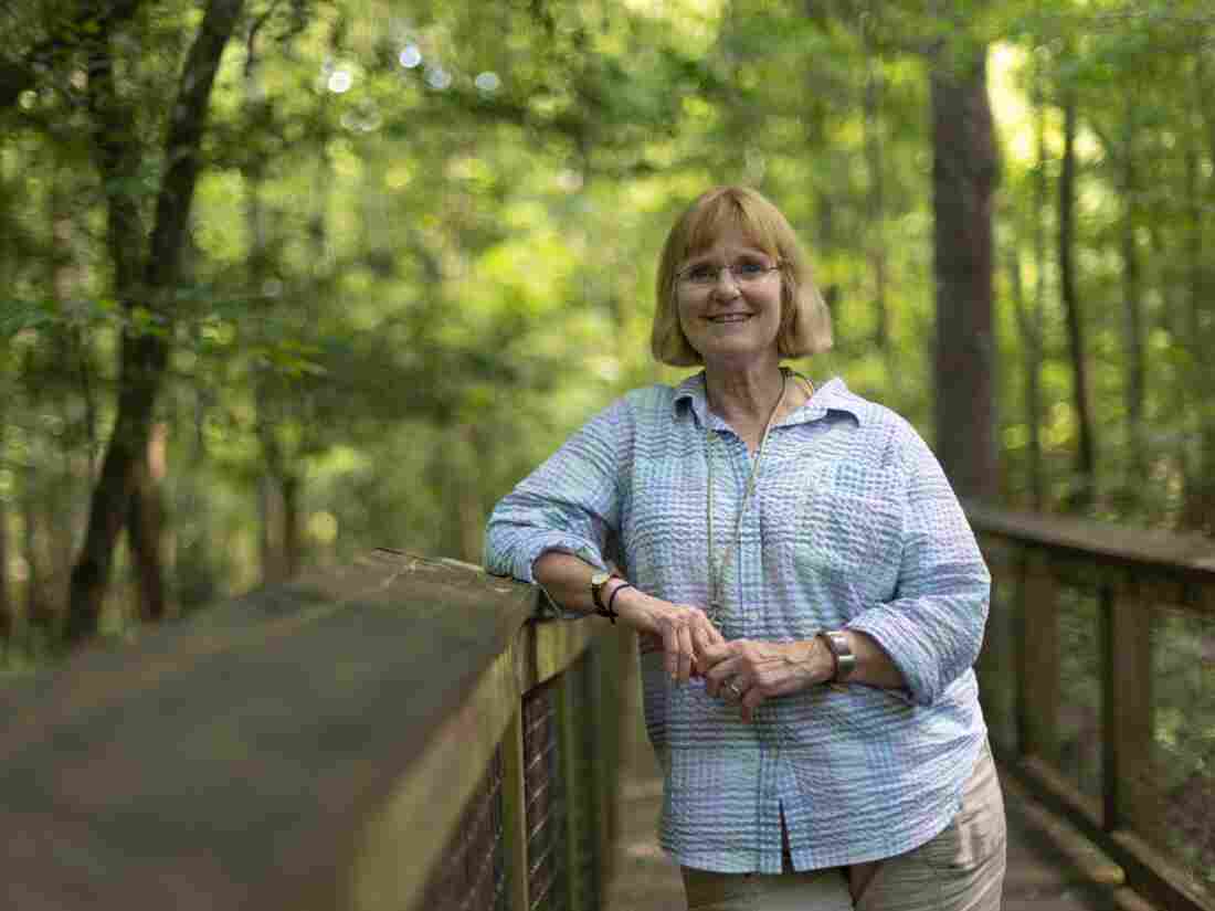 Firefly researcher Lynn Frierson Faust came to the park to view the synchronous fireflies. Decades ago, she helped researchers learn about synchronous firefly species in the U.S.
