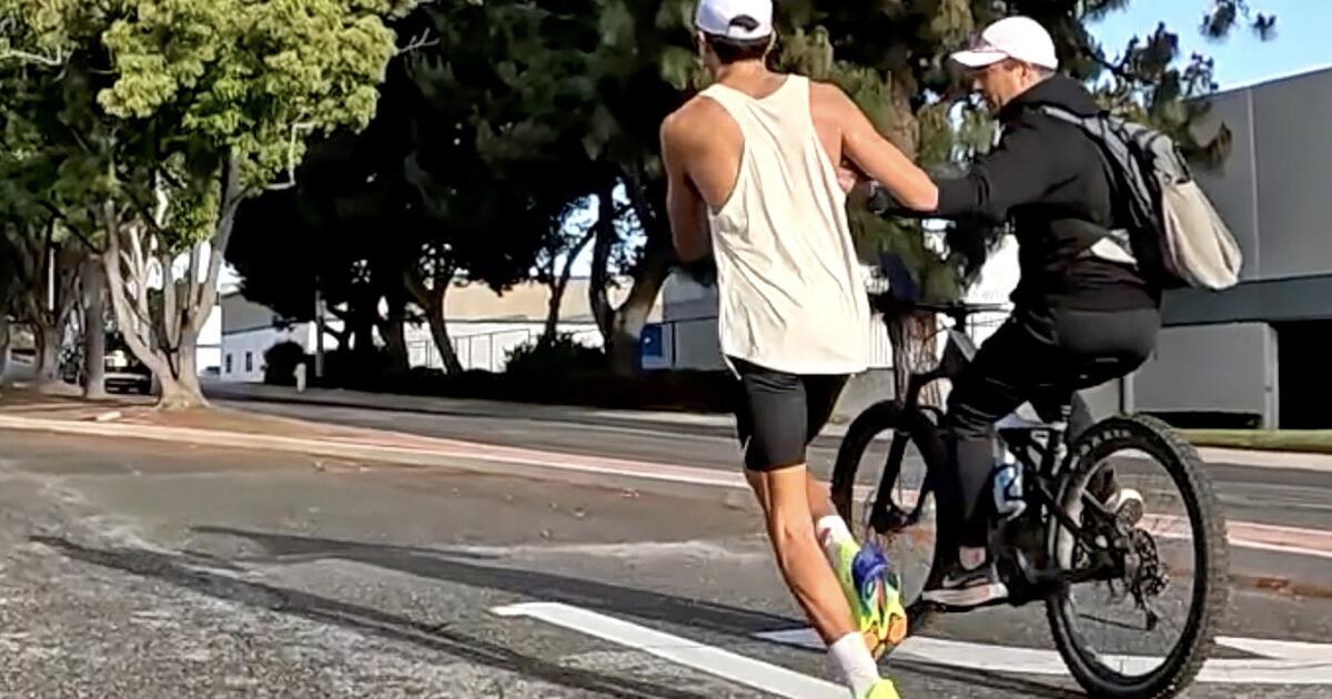 O.C. Marathon winner Esteban Prado disqualified: Dad gave him water