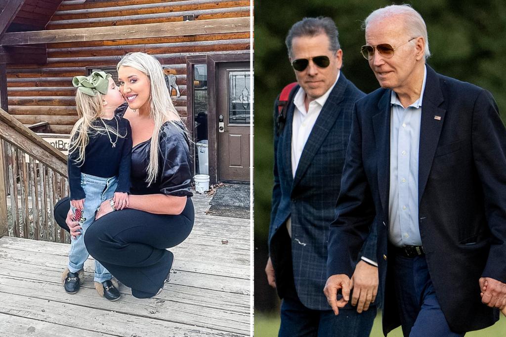 Lunden Roberts shows Bidens grace as they ignore daughter