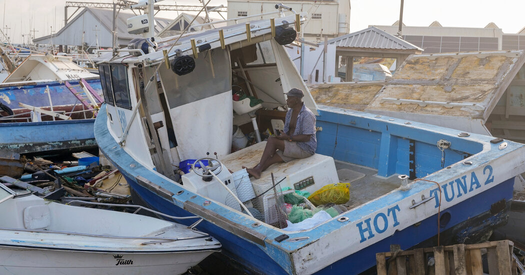 Hurricane Beryl Flattens Islands in the Caribbean